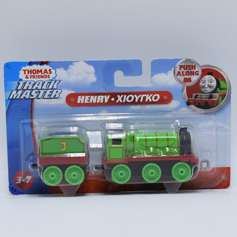 Henry 3 & Tender Push Along Diecast Train Engine Trackmaster Thomas & Friends